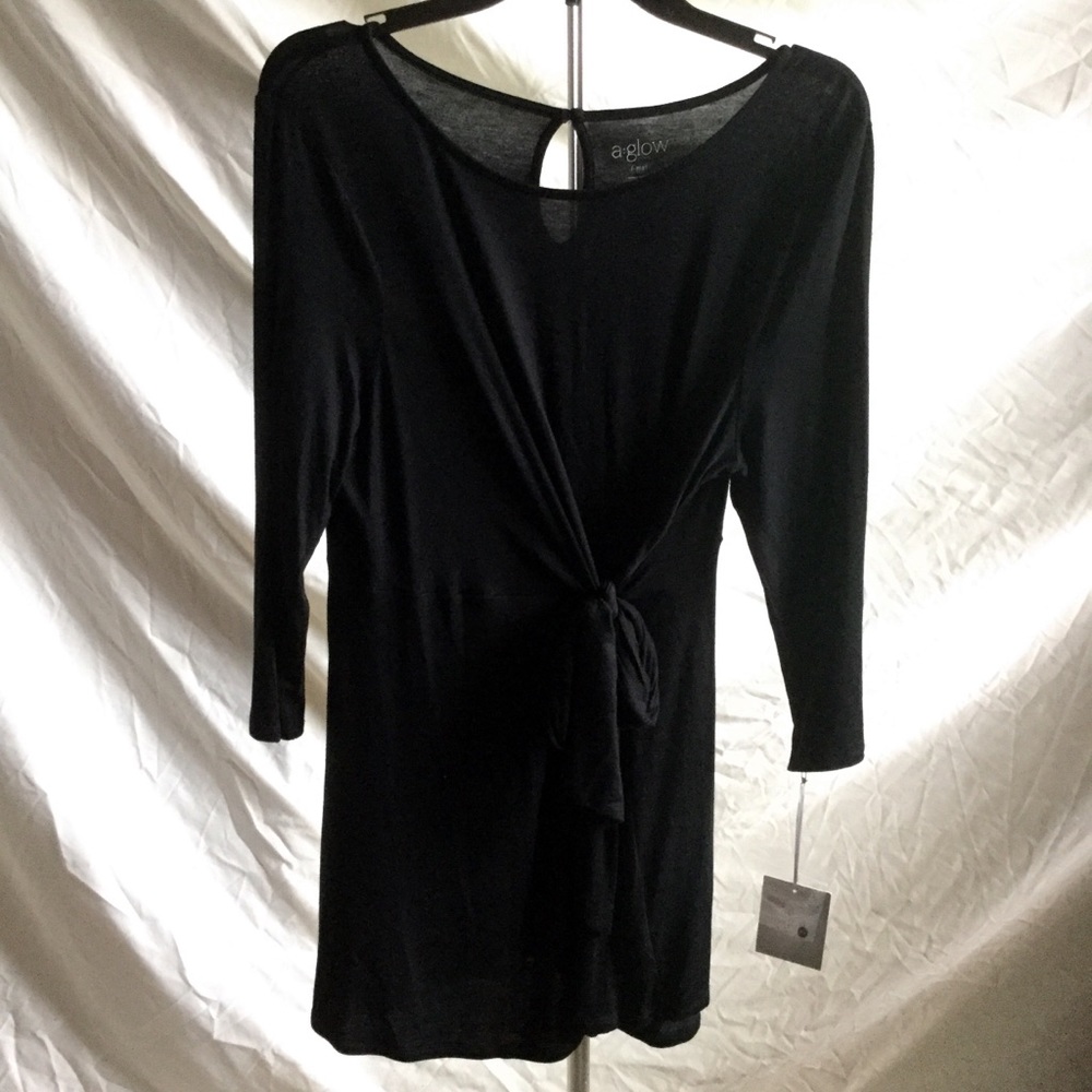 Maternity A:Glow Faux Wrap Top Size L